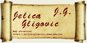 Jelica Gligović vizit kartica